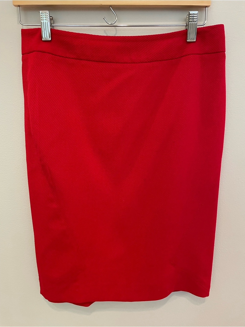 The Limited Vibrant Red Pencil Skirt